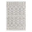 Nourison Astra Machine Washable 4' x 6' Grey Bohemian Indoor Rug