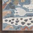 Nourison Astra Machine Washable 4' x 6' Multicolor Indoor Rug