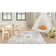 Nourison Astra Machine Washable 4' x 6' Multicolor Indoor Rug