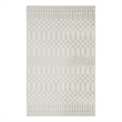 Nourison Astra Machine Washable 4' x 6' Ivory Bohemian Indoor Rug