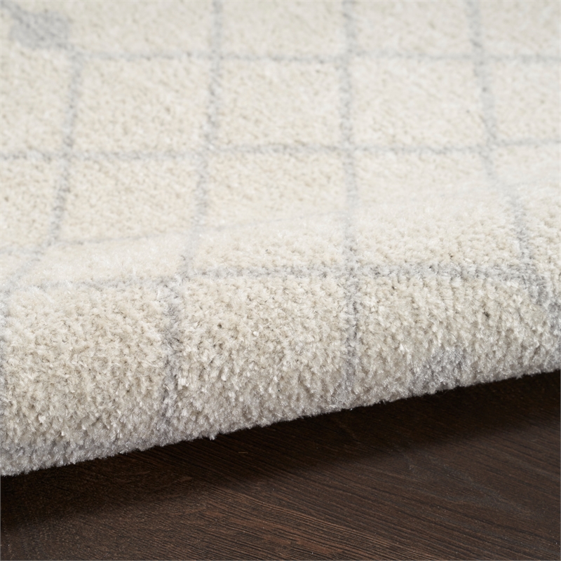 Nourison Astra Machine Washable 4' x 6' Ivory Bohemian Indoor Rug