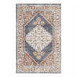 Nourison Astra Machine Washable 4' x 6' Denim Multi Vintage Indoor Rug