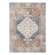 Nourison Home Astra Machine Washable 8' x 10' Denim Multicolor Fabric Area Rug