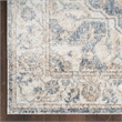 Nourison Astra Machine Washable 9' x 12' Grey/Blue Vintage Indoor Rug