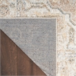 Nourison Home Astra Machine Washable 8' x 10' Beige Fabric Area Rug