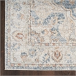 Nourison Astra Machine Washable 4' x 6' Denim Multi Vintage Indoor Rug
