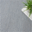 Nourison Courtyard 5' x 8' Oval Ivory Blue Fabric Modern Area Rug (8' Oval)