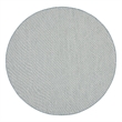 Nourison Courtyard 8' x Round Ivory Aqua Fabric Modern Area Rug (8' Round)