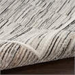 Nourison Desire 9' x 12' Charcoal Grey Modern Indoor Rug