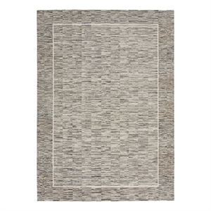 Nourison Desire 7'10&quot x 9'10&quot Charcoal Grey Modern Indoor Rug