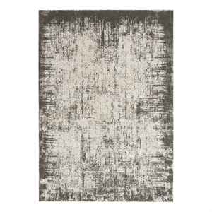 Nourison Desire 7'10&quot x 9'10&quot Grey/Ivory Modern Indoor Rug