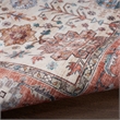 Nourison Fulton 8' x 10' Fabric Beige Multicolor Vintage Flatweave Indoor Rug