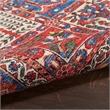Nourison Fulton 5' x 7' Fabric Red Vintage Flatweave Indoor Rug