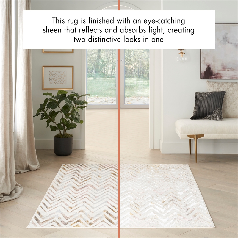 Nourison Glam 9' x 12' Multicolor Contemporary Indoor Rug
