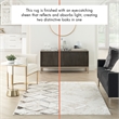 Nourison Glam 9' x 12' Ivory/Grey Modern Indoor Rug