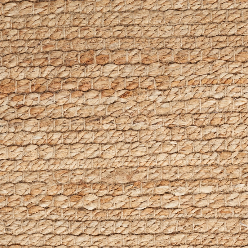 Nourison Natural Jute 3' x 5' Natural Fabric Indoor Rug