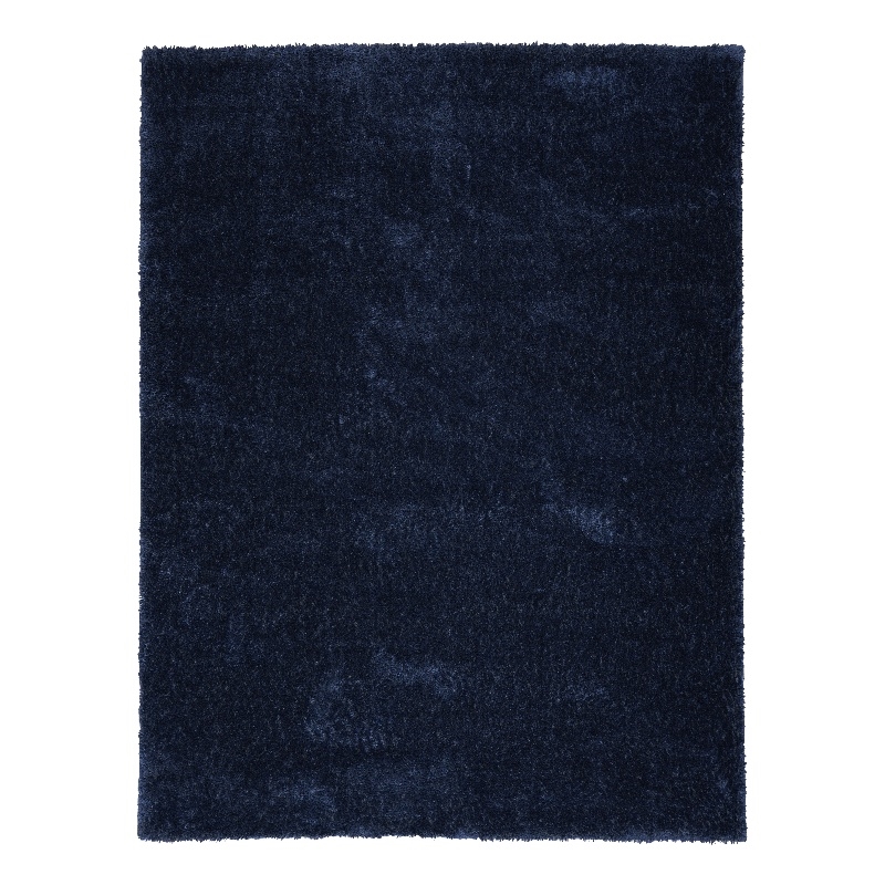 Nourison Pacific Shag 5'3&quot x 7'3&quot Navy Shag Indoor Rug