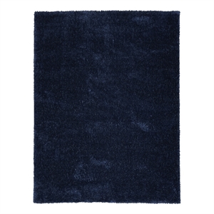 Nourison Pacific Shag 5'3&quot x 7'3&quot Navy Shag Indoor Rug