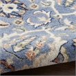 Nourison Allur 5' x 7' Light Blue Fabric Bohemian Area Rug (5' x 7')