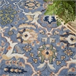 Nourison Allur 5' x 7' Light Blue Fabric Bohemian Area Rug (5' x 7')