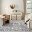 Nourison Allur 5' x 7' Light Blue Fabric Bohemian Area Rug (5' x 7')