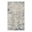 Nourison Concerto 2' x 4' Ivory Gray Blue Fabric Modern Area Rug (2' x 4')