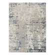 Nourison Concerto 7' x 10' Ivory Gray Blue Fabric Modern Area Rug (7' x 10')