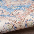 Nourison Home Fulton 2' x 3' Fabric Blue Ivory Vintage Flatweave Indoor Area Rug