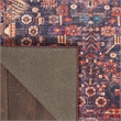 Nourison Home Fulton 5' Runner Fabric Red Vintage Flatweave Indoor Area Rug