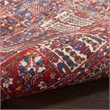 Nourison Home Fulton 5' Runner Fabric Red Vintage Flatweave Indoor Area Rug