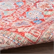 Nourison Home Fulton 2' x 3' Fabric Red Vintage Flatweave Indoor Area Rug