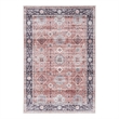 Nourison Home Fulton 2' x 3' Fabric Rust Red Vintage Flatweave Indoor Area Rug