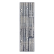 Nourison Home Grafix 8' Runner Fabric Blue Grey Modern Indoor Area Rug