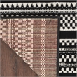 Nourison Home Grafix 8' Runner Fabric Black White Modern Indoor Area Rug