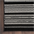 Nourison Home Grafix 8' x 10' Fabric Black White Modern Indoor Area Rug