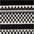 Nourison Home Grafix 8' x 10' Fabric Black White Modern Indoor Area Rug