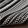 Nourison Home Grafix 8' x 10' Fabric Black White Modern Indoor Area Rug