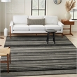 Nourison Home Grafix 8' x 10' Fabric Black White Modern Indoor Area Rug