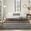 Nourison Home Grafix 8' x 10' Fabric Black White Modern Indoor Area Rug