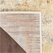 Nourison Home Grafix 8' Runner Fabric Beige Blue Modern Indoor Area Rug