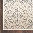 Nourison Home Jubilant 7' Runner Fabric Ivory Gray Vintage Indoor Rug