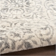 Nourison Home Jubilant 7' Runner Fabric Ivory Gray Vintage Indoor Rug