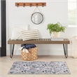Nourison Home Nourison Washables 3' x 5' Grey Multicolor Contemporary Indoor Rug