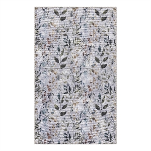 Nourison Home Nourison Washables 3' x 5' Grey Multicolor Contemporary Indoor Rug