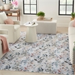 Nourison Home Nourison Washables 4' x 6' Grey Multicolor Contemporary Indoor Rug