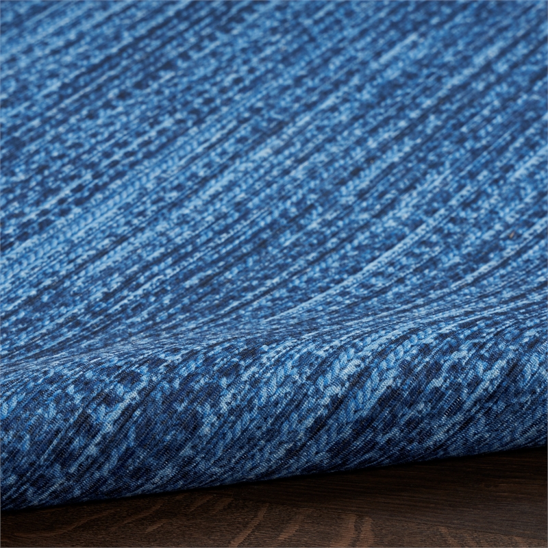 Nourison Home Nourison Washables 4' x 6' Blue Modern Indoor Rug