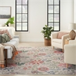 Nourison Home Nourison Washables 4' x 6' Cream Multicolor Farmhouse Indoor Rug