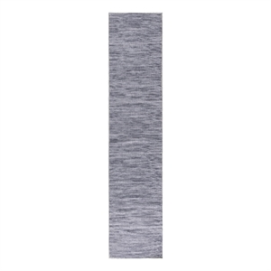 Nourison Washables 26x120&quot Indoor Polyester & Cotton Rug in Gray