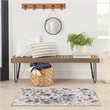 Nourison Home Nourison Washables 3' x 5' Ivory Pink Vintage Indoor Rug