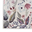 Nourison Home Nourison Washables 8' Runner Ivory Pink Vintage Indoor Rug